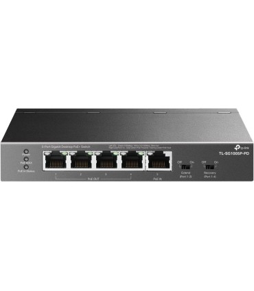 TP-LINK Switch  TL-SG1005P-PD Desktop/pedestal 5x10Base-T / 100Base-TX / 1000Base-T PoE+ ports 5 TL-SG1005P-PD