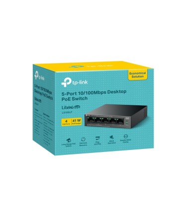 TP-LINK Switch  LS105LP PoE ports 4 LS105LP