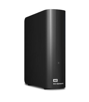 WESTERN DIGITAL External HDD  Elements Desktop 10TB USB 3.0 Drives 1 Black WDBWLG0100HBK-EESN