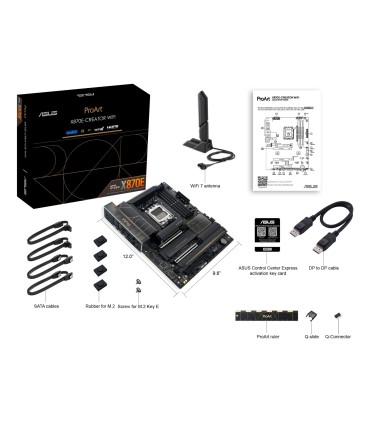 ASUS Mainboard  AMD X870E SAM5 ATX Memory DDR5 Memory slots 4 3xPCI-Express 4.0 16x 2xPCI-Express 5.0 16x 4xM.2 1xHDMI 1xDisplay