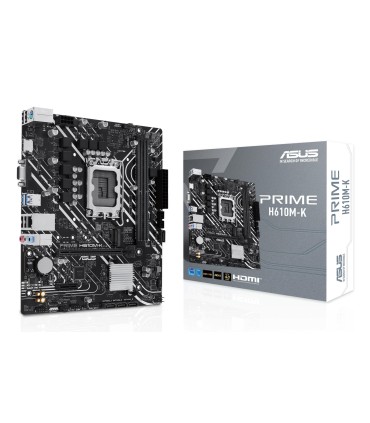ASUS Mainboard  Intel H610 LGA1700 Micro-ATX Memory DDR5 Memory slots 2 1xPCI-Express 3.0 1x 1xPCI-Express 4.0 16x 1xM.2 1x15pin