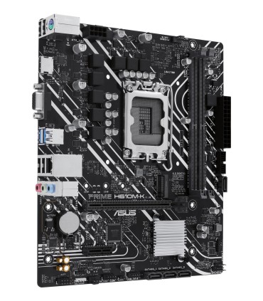 ASUS Mainboard  Intel H610 LGA1700 Micro-ATX Memory DDR5 Memory slots 2 1xPCI-Express 3.0 1x 1xPCI-Express 4.0 16x 1xM.2 1x15pin