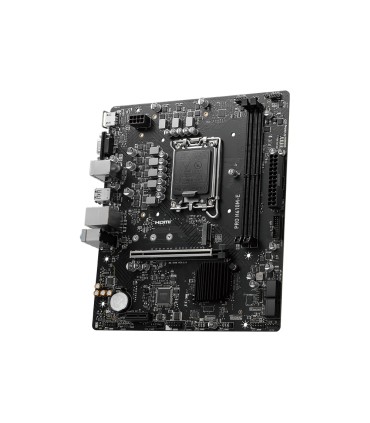 MSI Mainboard  Intel H610 LGA1700 Micro-ATX Memory DDR5 Memory slots 2 1xPCI-Express 1x 1xPCI-Express 16x 1xM.2 1x15pin D-sub 1x