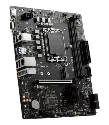 MSI Mainboard  Intel H610 LGA1700 Micro-ATX Memory DDR5 Memory slots 2 1xPCI-Express 1x 1xPCI-Express 16x 1xM.2 1x15pin D-sub 1x