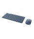 TRUST KEYBOARD +MOUSE WRL LYRA/BLUE 24937 