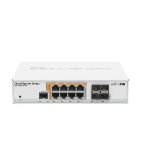 MIKROTIK NET ROUTER/SWITCH 8PORT 1000M/4SFP CRS112-8P-4S-IN 