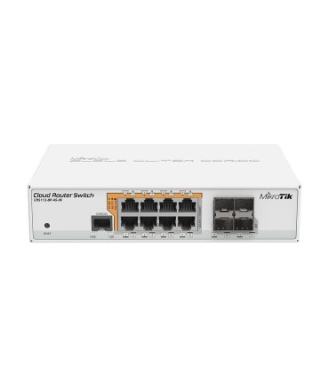 MIKROTIK NET ROUTER/SWITCH 8PORT 1000M/4SFP CRS112-8P-4S-IN 