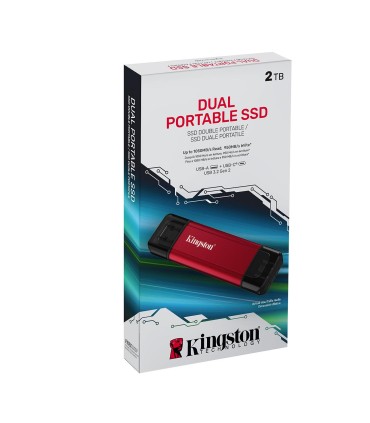 KINGSTON External SSD  2TB 3D NAND Write speed 950 MBytes/sec Read speed 1050 MBytes/sec SPSD/2TB