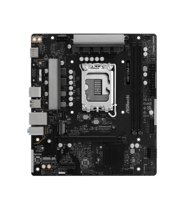 ASROCK Mainboard  H810M-H Intel H810 LGA 1851 (Socket V1) micro ATX RAM DDR5-SDRAM 2xSlots 1xNumber of M.2 (M) slots H810M-H