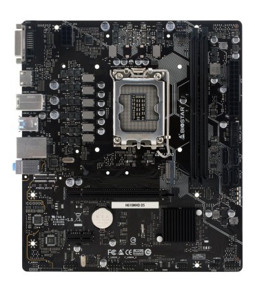 BIOSTAR Mainboard  H610MHD D5 Intel H610 LGA 1700 micro ATX RAM DDR5-SDRAM 2xSlots H610MHDD5