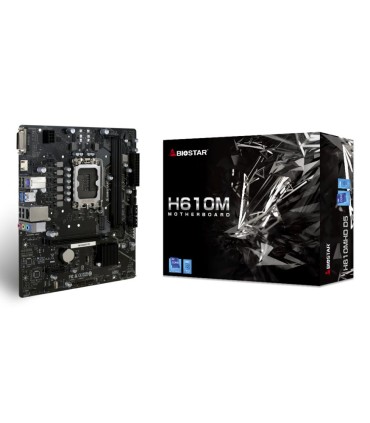 BIOSTAR Mainboard  H610MHD D5 Intel H610 LGA 1700 micro ATX RAM DDR5-SDRAM 2xSlots H610MHDD5