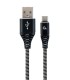 GEMBIRD CABLE USB-C TO USB2 1M BLK/WHT/CC-USB2B-AMCM-1M-BW 