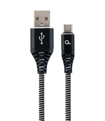 GEMBIRD CABLE USB-C TO USB2 1M BLK/WHT/CC-USB2B-AMCM-1M-BW 