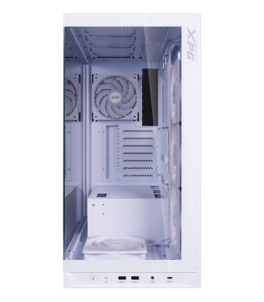 ADATA Case  INVADER X BTF MidiTower Case product features Transparent panel ATX MicroATX MiniITX Colour White INVADERXBTFMT-WHCW