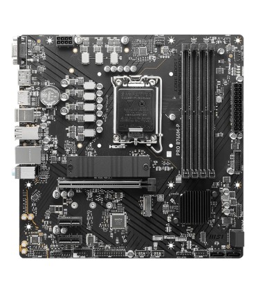 MSI Mainboard  Intel B760 Express LGA1700 Micro-ATX Memory DDR5 Memory slots 4 2xPCI-Express 1x 1xPCI-Express 16x 2xM.2 1x15pin 