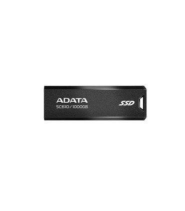 ADATA External SSD  SC610 2TB USB 3.2 Write speed 500 MBytes/sec Read speed 550 MBytes/sec SC610-2000G-CBK/RD