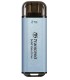 TRANSCEND External SSD  ESD300 2TB USB-C Write speed 950 MBytes/sec Read speed 1500 MBytes/sec TS2TESD300C