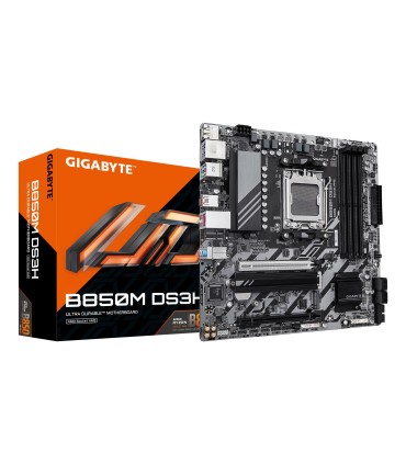GIGABYTE Mainboard  AMD B850 Socket AM5 micro ATX RAM DDR5-SDRAM 4xSlots 2xNumber of M.2 (M) slots B850MDS3H1.2