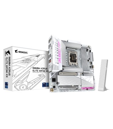 GIGABYTE Mainboard  Intel B860 Express LGA1851 Micro-ATX Memory DDR5 1xPCI-Express 16x 3xM.2 1xHDMI 1xDisplayPort 4xUSB 2.0 6xUS