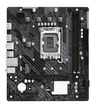 ASROCK Mainboard  Intel H610 LGA1700 Micro-ATX Memory DDR4 Memory slots 2 1xPCI-Express 3.0 1x 1xPCI-Express 4.0 16x 1xM.2 2xHDM