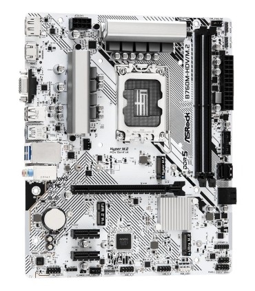 ASROCK Mainboard  Intel B760 Express LGA1700 Micro-ATX Memory DDR5 Memory slots 2 2xPCI-Express 3.0 1x 1xPCI-Express 4.0 16x 1xM