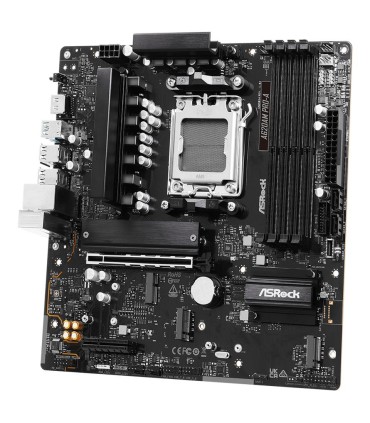 ASROCK Mainboard  AMD A620 Socket AM5 micro ATX RAM DDR5-SDRAM 4xSlots On-board graphics card Yes 3xNumber of M.2 (M) slots A620