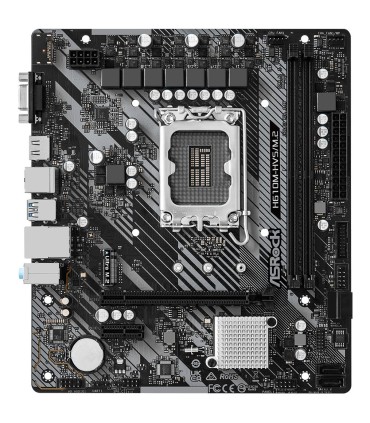 ASROCK Mainboard  Intel H610 LGA1700 Micro-ATX Memory DDR4 Memory slots 2 1xPCI-Express 3.0 1x 1xPCI-Express 4.0 16x 1xM.2 1x15p