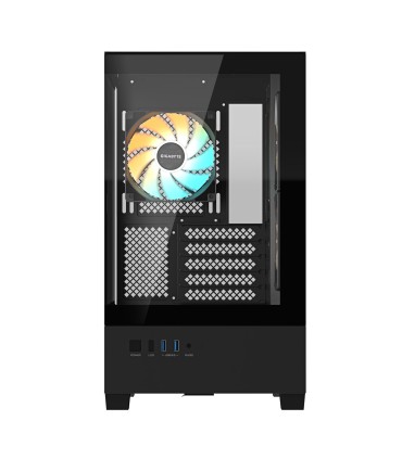 GIGABYTE Case  C201 PANORAMIC MidiTower Case product features Rackmountable/Removeable HDD basket/Transparent panel Not included