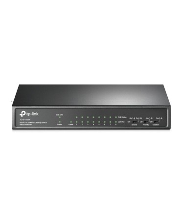 TP-LINK Switch  Desktop/pedestal 9x10Base-T / 100Base-TX PoE+ ports 8 TL-SF1009P