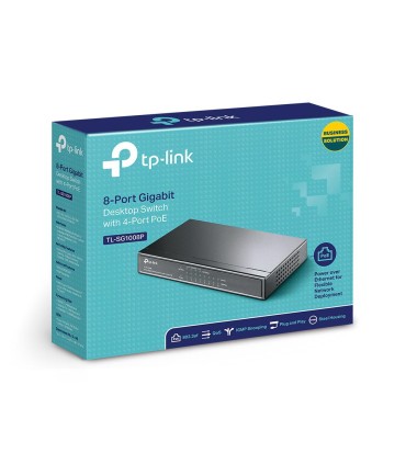 TP-LINK Switch  8x10Base-T / 100Base-TX / 1000Base-T TL-SG1008P