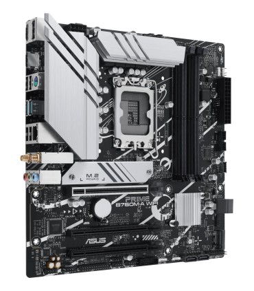 ASUS Mainboard  Intel B760 Express LGA1700 Micro-ATX Memory DDR5 Memory slots 4 3xPCI-Express 4.0 16x 2xM.2 2xHDMI 1xDisplayPort