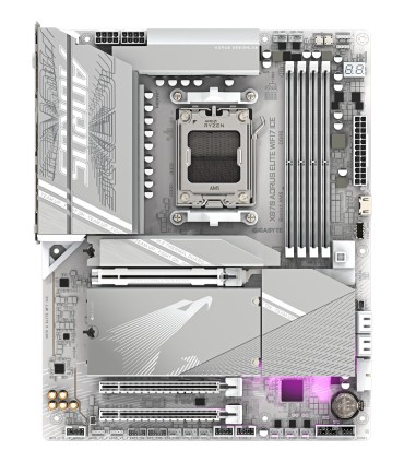 GIGABYTE Mainboard  AMD X870 Socket AM5 ATX RAM DDR5-SDRAM 4xSlots On-board graphics card Yes Wi-Fi Yes Bluetooth Yes 4xNumber o