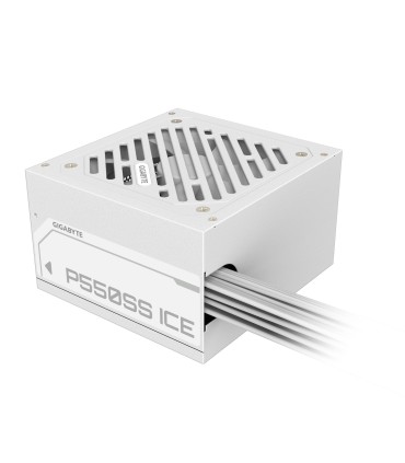 GIGABYTE Power Supply  GP-P550SS ICE 550 Watts Efficiency 80 PLUS SILVER PFC Active MTBF 100000 hours GP-P550SSICE