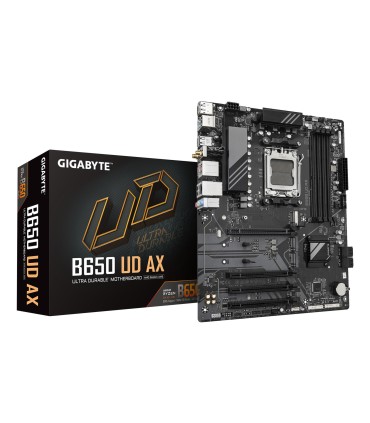GIGABYTE Mainboard  AMD B650 SAM5 ATX Memory DDR5 Memory slots 4 1xPCI-Express 16x 3xPCI-Express 3.0 16x 3xM.2 1xHDMI 1xDisplayP