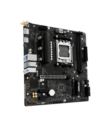 ASROCK Mainboard  AMD A620 Socket AM5 micro ATX RAM DDR5-SDRAM 2xSlots Wi-Fi Yes Bluetooth Yes 1xNumber of M.2 (M) slots A620AM-