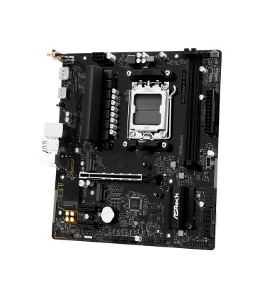 ASROCK Mainboard  AMD A620 Socket AM5 micro ATX RAM DDR5-SDRAM 2xSlots Wi-Fi Yes Bluetooth Yes 1xNumber of M.2 (M) slots A620AM-