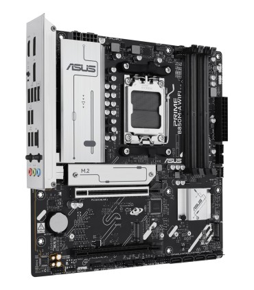 ASUS Mainboard  AMD B850 SAM5 Micro-ATX Memory DDR5 Memory slots 4 1xPCI-Express 4.0 16x 1xPCI-Express 5.0 16x 3xM.2 1xHDMI 2xDi