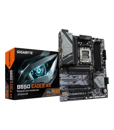 GIGABYTE Mainboard  AMD B650 Socket AM5 ATX RAM DDR5-SDRAM 4xSlots Wi-Fi Yes Bluetooth Yes 3xNumber of M.2 (M) slots B650EAGLEAX