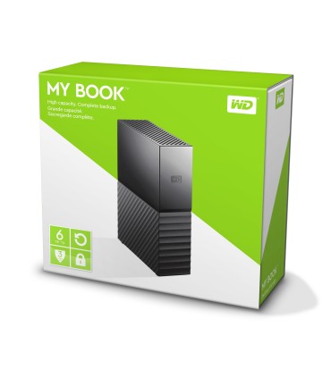 WESTERN DIGITAL External HDD  My Book 6TB USB 3.0 Drives 1 Black WDBBGB0060HBK-EESN