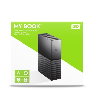 WESTERN DIGITAL External HDD  My Book 6TB USB 3.0 Drives 1 Black WDBBGB0060HBK-EESN