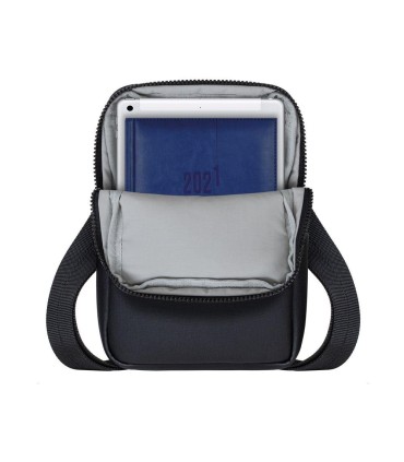 RIVACASE TABLET CASE CROSSBODY 8"/8810 BLACK MELANGE 
