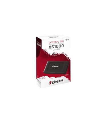 KINGSTON External SSD  XS1000 1TB USB 3.2 Write speed 1000 MBytes/sec Read speed 1050 MBytes/sec SXS1000/1000G