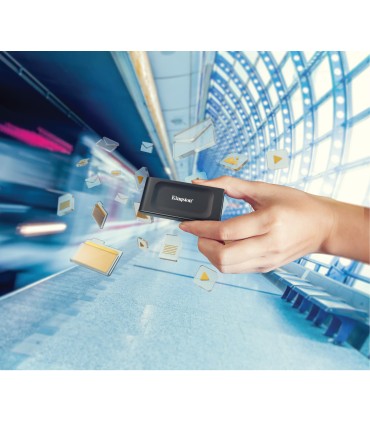 KINGSTON External SSD  XS1000 1TB USB 3.2 Write speed 1000 MBytes/sec Read speed 1050 MBytes/sec SXS1000/1000G
