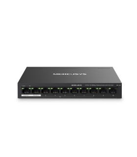 MERCUSYS Switch  Desktop/pedestal 10x10Base-T / 100Base-TX PoE+ ports 8 MS110P