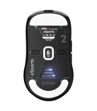 PULSAR MOUSE USB OPTICAL WRL X2H V3/MEDIUM BLACK PX2H3ES21 