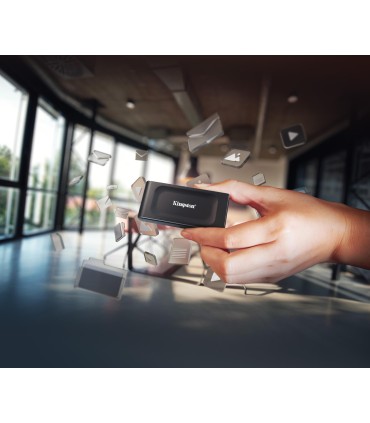 KINGSTON External SSD  XS1000 2TB USB 3.2 Write speed 1000 MBytes/sec Read speed 1050 MBytes/sec SXS1000/2000G
