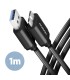 AXAGON CABLE USB3.2 TO MICRO-B 1M/SPEED BLK BUMM3-AM10AB 