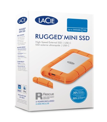 LACIE External HDD  Rugged Mini 5TB USB 3.0 STJJ5000400
