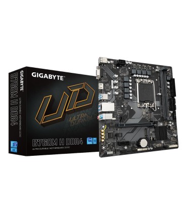 GIGABYTE Mainboard  Intel B760 Express LGA1700 Micro-ATX Memory DDR4 Memory slots 2 1xPCI-Express 3.0 1x 1xPCI-Express 4.0 16x 2