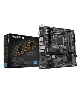 GIGABYTE Mainboard  B760M DS3H DDR4 Intel B760 Express LGA 1700 micro ATX RAM DDR4-SDRAM 4xSlots 2xNumber of M.2 (M) slots B760M